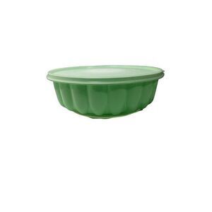 Vintage TUPPERWARE Mint Green Jel-N-Serve Jello‎ Mold Ice Ring 3 Piece Set